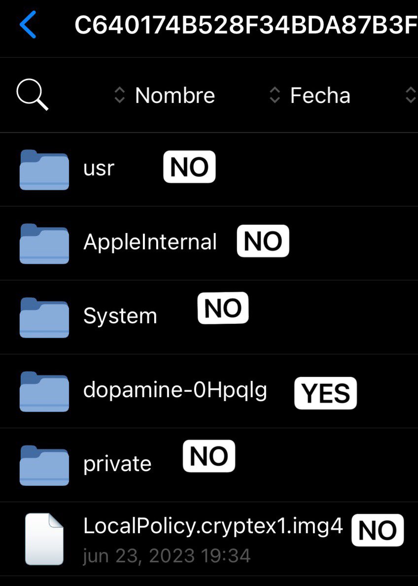 Para que NO la vayan a cagar 🤣 Si quieres borrar manualmente dopamine Que no se por que lo hacen manual si la herramienta lo hace desde la misma app. Estas carpetas NO se tocan