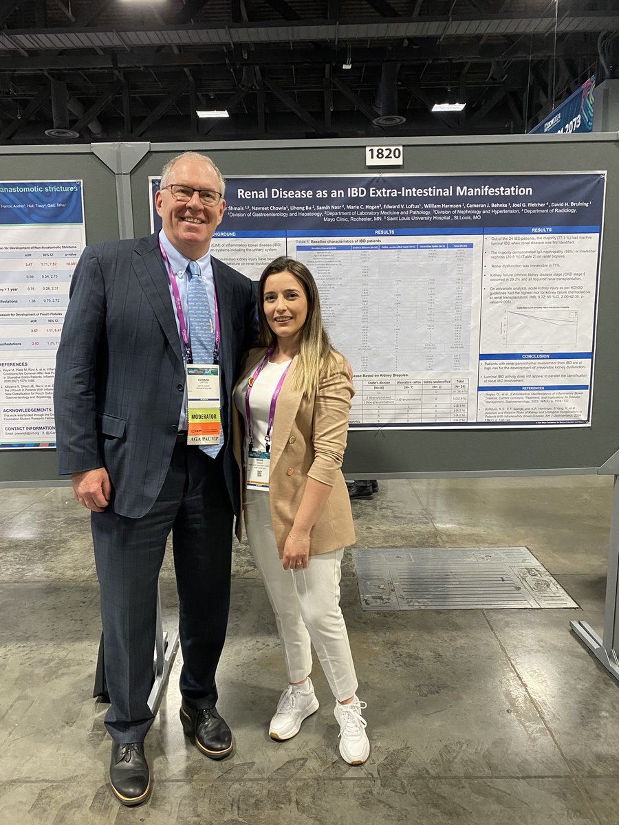 Sa1820 presented by <a href="/ShmaisManar/">Manar Shmais</a> on renal manifestations of #IBD !