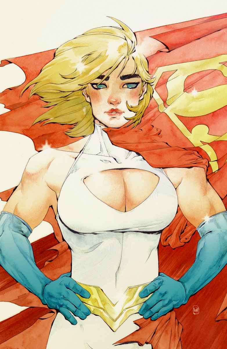 Power Girl #12 - variant cover Written by LEAH WILLIAMS Art by TRAVIS MOORE #dccomics @DCOfficial