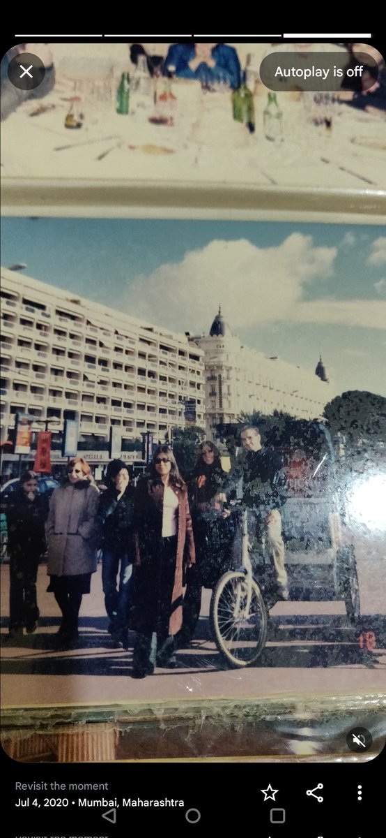 At the La Croisette  stretch, stepping out from #HotelMartinez . This is the ideal starting point to explore #Cannes and the French Riviera. Was there for the #CannesFilmFestival , 2004, with a set of journos from different parts of the world!
 Memorable experience. 
#cannes2024