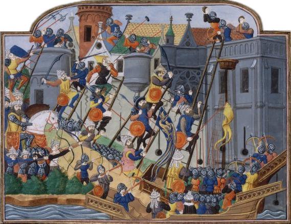 MilHistNow's tweet image. On this day in 1453, the city of Constantinople falls to the Ottomans marking the end of the thousand-year Eastern Roman (or Byzantine) empire.