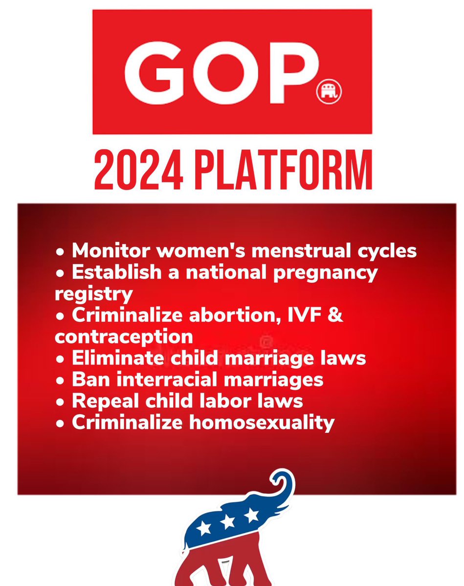 #ResistanceWomen #ProudBlueWomen #DemsAct #VoteBlueInEveryElection The MAGA GOP hates women. ❌They want to monitor your periods ❌They will jail you if you have an abortion (even if it’s a D&C due to miscarriage). They hate POC. ❌The GOP is steeped in Racism. ❌They do not
