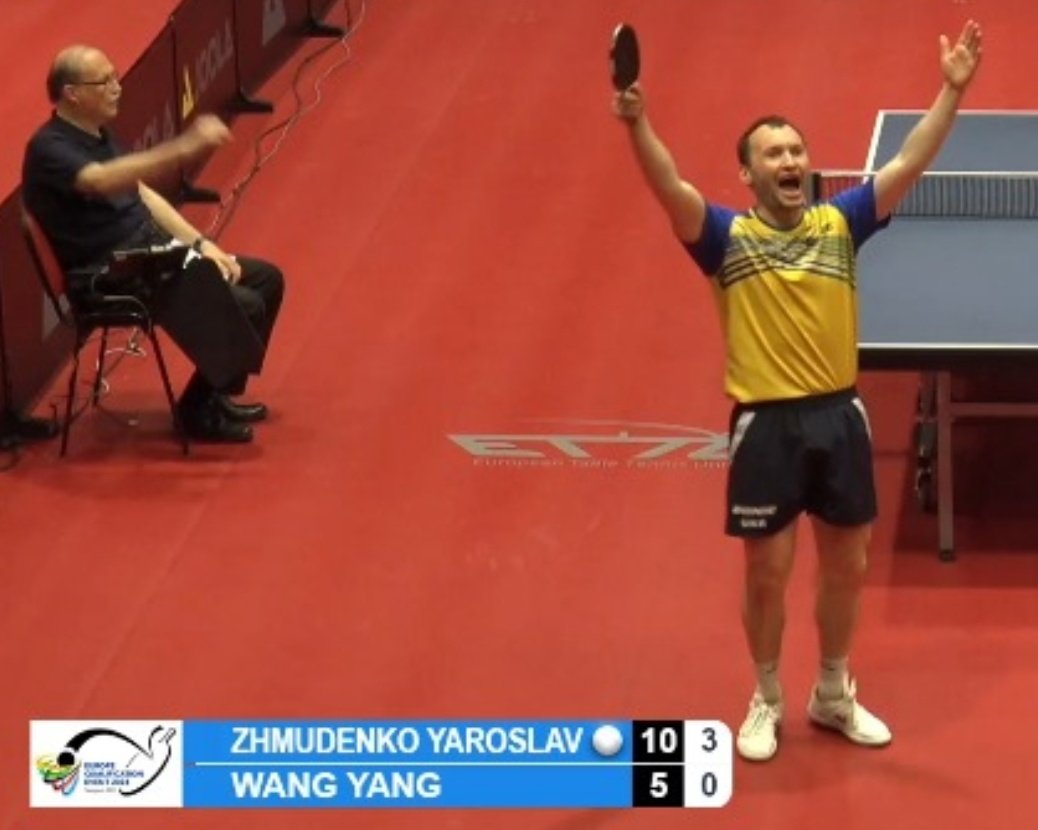 💣🏓 Un altre 'olotí' classificat pels Jocs de #Paris2024! El nostre jugador 🇺🇦 Yaros Zhmudenko guanya el Torneig Preolímpic de Sarajevo i obté el bitllet per París!