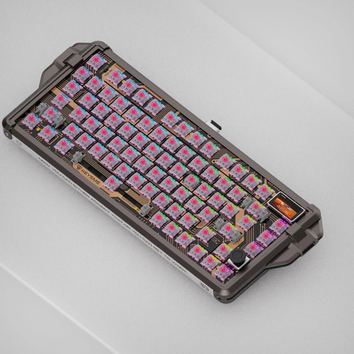 Mars 03: The Ultimate Wireless Mechanical Keyboard

Take your gaming experience to new heights with the Keysme Mars 03 Wireless Custom Mechanical Keyboard. Engineered for performance and precision.

Buy Link: keysme.com/products/keysm…

#KeysMe #MaRs03
