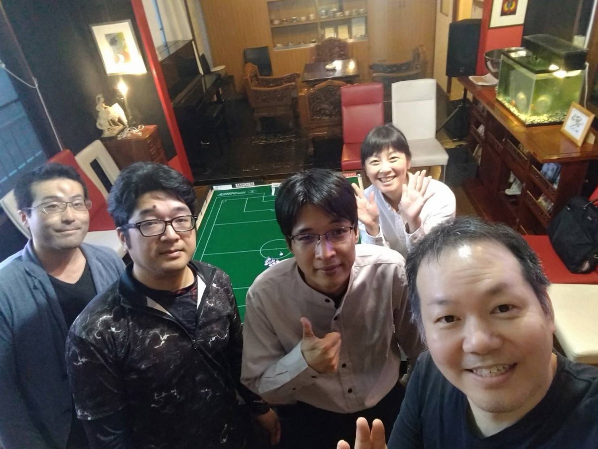 subbuteojapan's tweet photo. 第１回テーブルフットボール愛媛ランキング戦。
１位  宮谷圭一
２位 須之内翔太
３位 柴田大樹
４位 宮谷恵子
オブザーブ参加 柴田たけし

めちゃくちゃ盛り上がりました。 https://t.co/FvFDs8D8nt