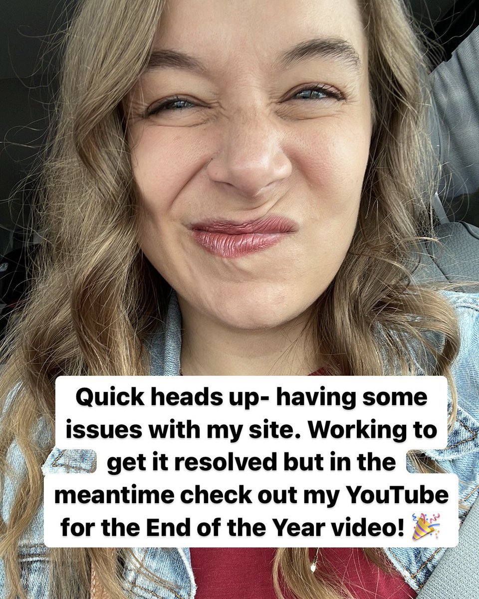 Quick heads up for you- working on resolving it, but in the meantime, check out my YouTube! 💛

m.youtube.com/@SrtaSpanish/v…