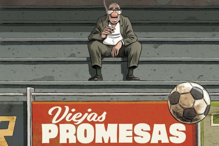 .@eccediciones publica el cómic que todo amante del fútbol debería de tener, Viejas promesas de @inakisanroman, @alvaro_velasco y @ilustraperico lacasadeel.net/2024/05/resena…