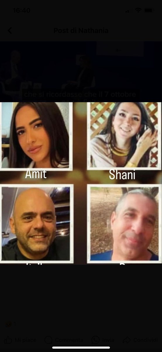 Perché nessuno parla più del ritorno degli ostaggi ancora nelle mani dei terroristi di #Hamas? Il 7 ottobre per Israele e’ ancora in corso. I corpi di alcuni ragazzi sono stati recuperati …ma la loro storia non merita davvero neppure uno striscione in una delle nostre