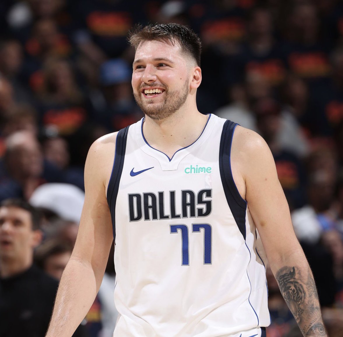 This was widely considered Luka Doncic’s worst playoff series of his young career.

24.7 PPG
10.5 RPG
8.7 APG
56.6% TS

Only LeBron & Jokic have averaged at least those numbers in a playoff series in NBA history btw.