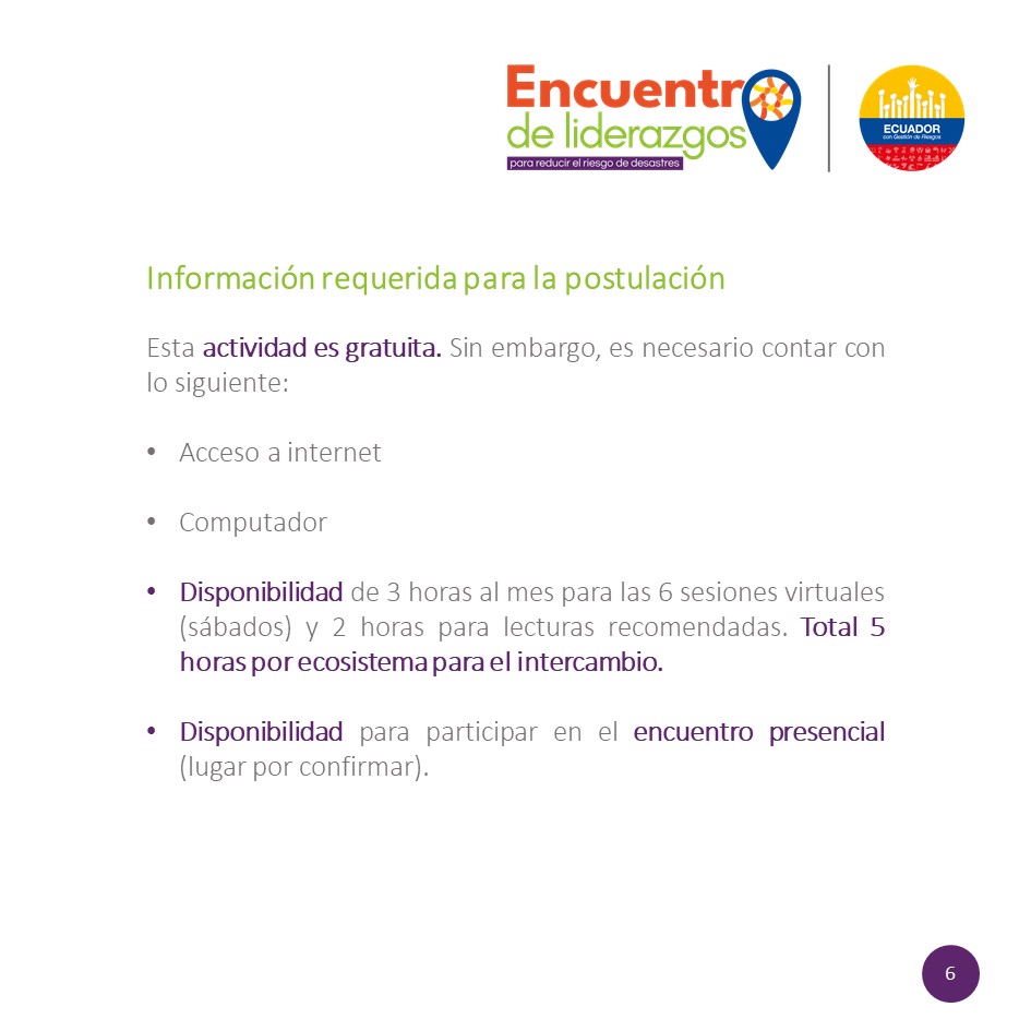 Ecuador con Gestión de Riesgos tweet media