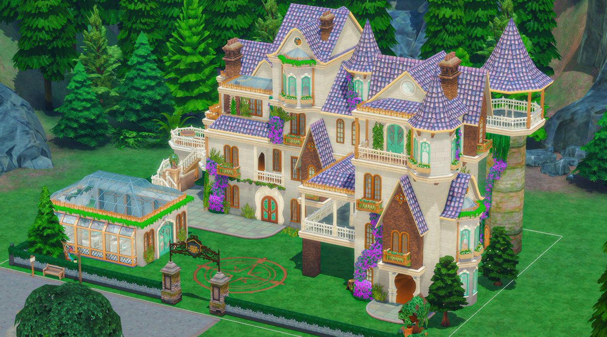 (wip) so yesterday i woke up with a fever and decided to build a magic school, then i got overwhelmed by the thought of furnishing it and closed the game 🥲 any tips on what i should add/improve/room ideas?

#thesims #thesims4 #showusyourbuilds
