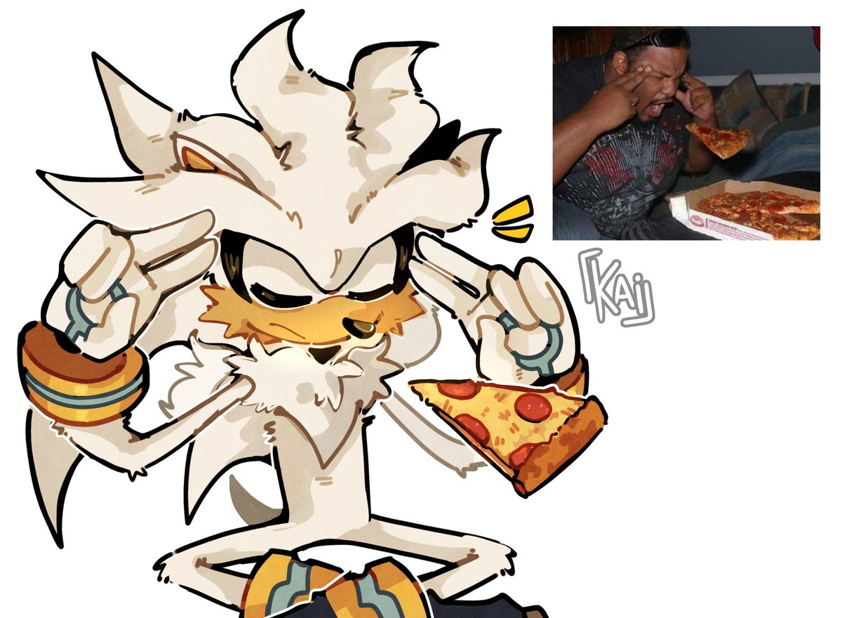 Yum pizza 🍕 🦔

#SilverTheHedgehog  #SonicTheHedgehog #SonicFanart #SonicArt #SilverTheHedgehogFanart