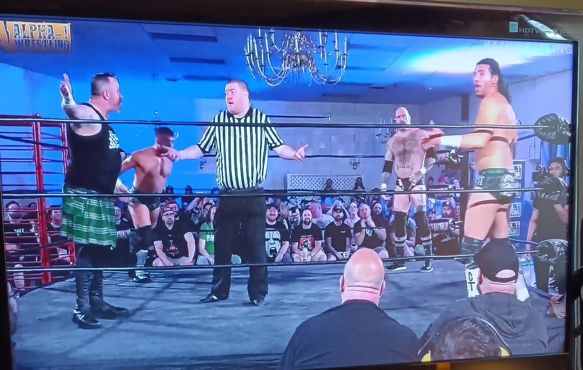 This 4 way match is absolutely incredible 🔥🔥 #A1WRESTLING