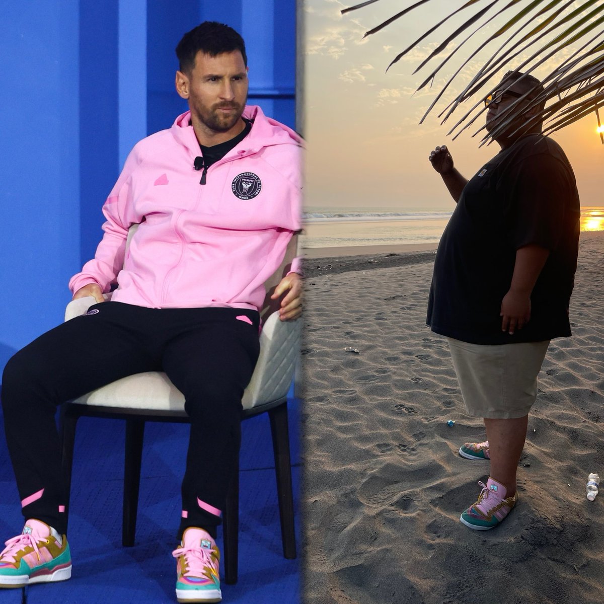 Como le quedan los zapatos a Messi/ Cómo me quedan a mí 😣