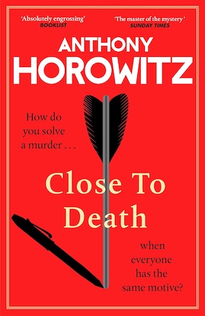 Close to Death by @AnthonyHorowitz - classic-style crime fiction with a meta fictional twist, as Daniel Hawthorne investigates death by crossbow... crimefictionlover.com/2024/05/close-…