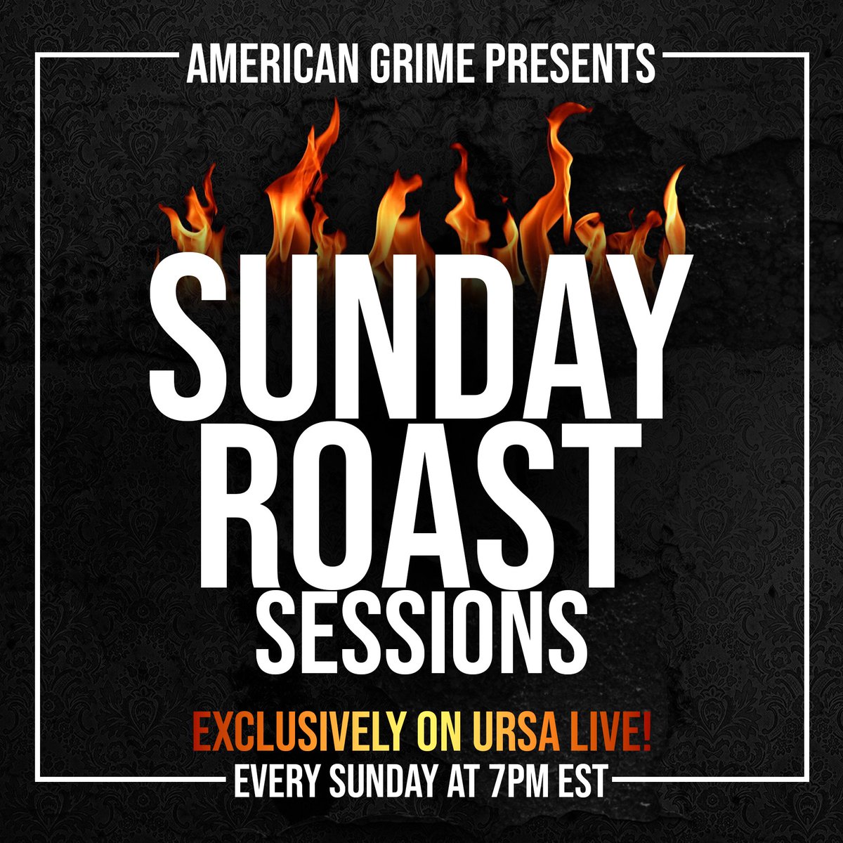 Head over to americangrime.com tonight at 7pm EST to watch the kickoff to our new livestream series called SUNDAY ROAST🔥