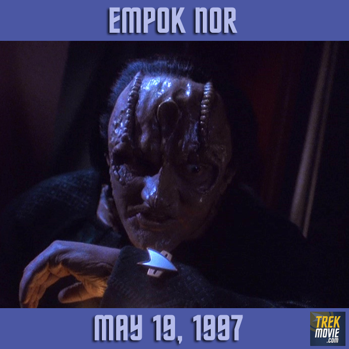 OTD, the very creepy, scary, and somewhat controversial #StarTrekDS9 episode 'Empok Nor.' (Did you look at Garak the same way after this? Nog didn't.)
#StarTrek