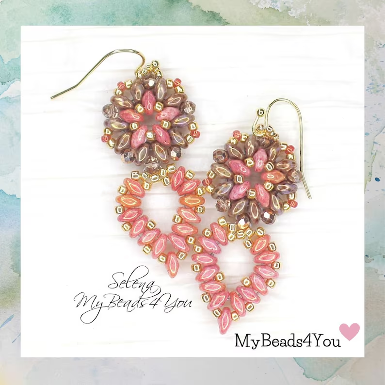 #CraftBizParty🥰 #EarlyBiz #etsy #etsydiy #smilett23 #beading #shopindie #diy #giftforher #Epiconetsy #handmade #birthdaygift #gift #diyearrings #earrings #etsyshop #fun #fashion #summerfashion #etsylove Earrings mybeads4you.etsy.com/listing/169449… DIY Tutorial mybeads4you.etsy.com/listing/168044…