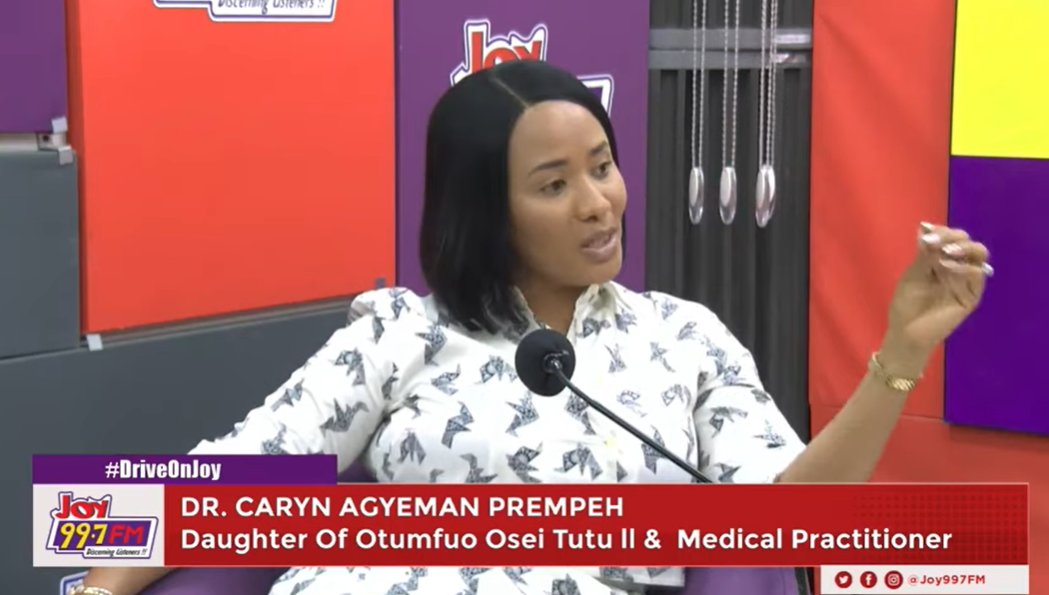 Personality Profile: A Conversation With Otumfuo's Daughter, Dr. Caryn Agyeman Prempeh. youtu.be/nJlBHJxag8I #DriveOnJoy | #JoyNews