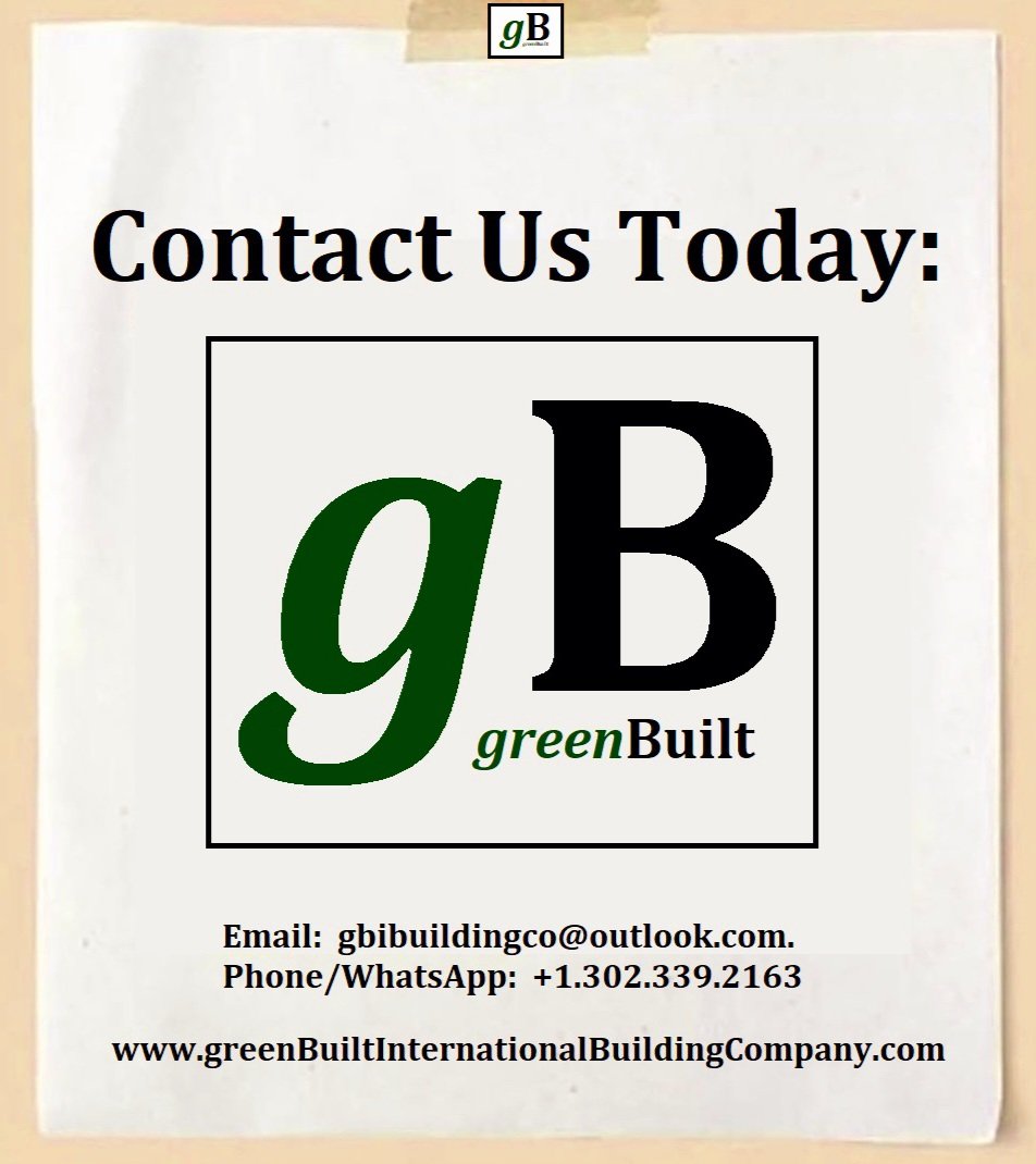👉WE WANT YOU!👈
Join the Worldwide greenBuilt Team!

Contact us at gbibuildingco@outlook.com...

...to become a greenBuilt #CAFboard #ZeroCarbon #BuildingProducts Distributor!

Visit us at: …builtinternationalbuildingcompany.com.

#builder #contractor #buildingmaterials @followers
👇👇👇