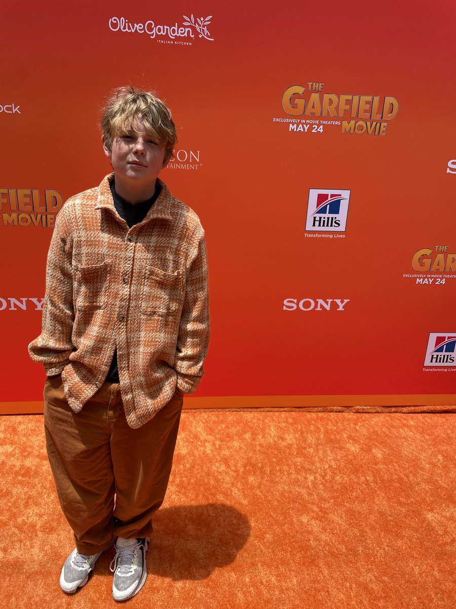Orange Carpet at the Garfield premier!