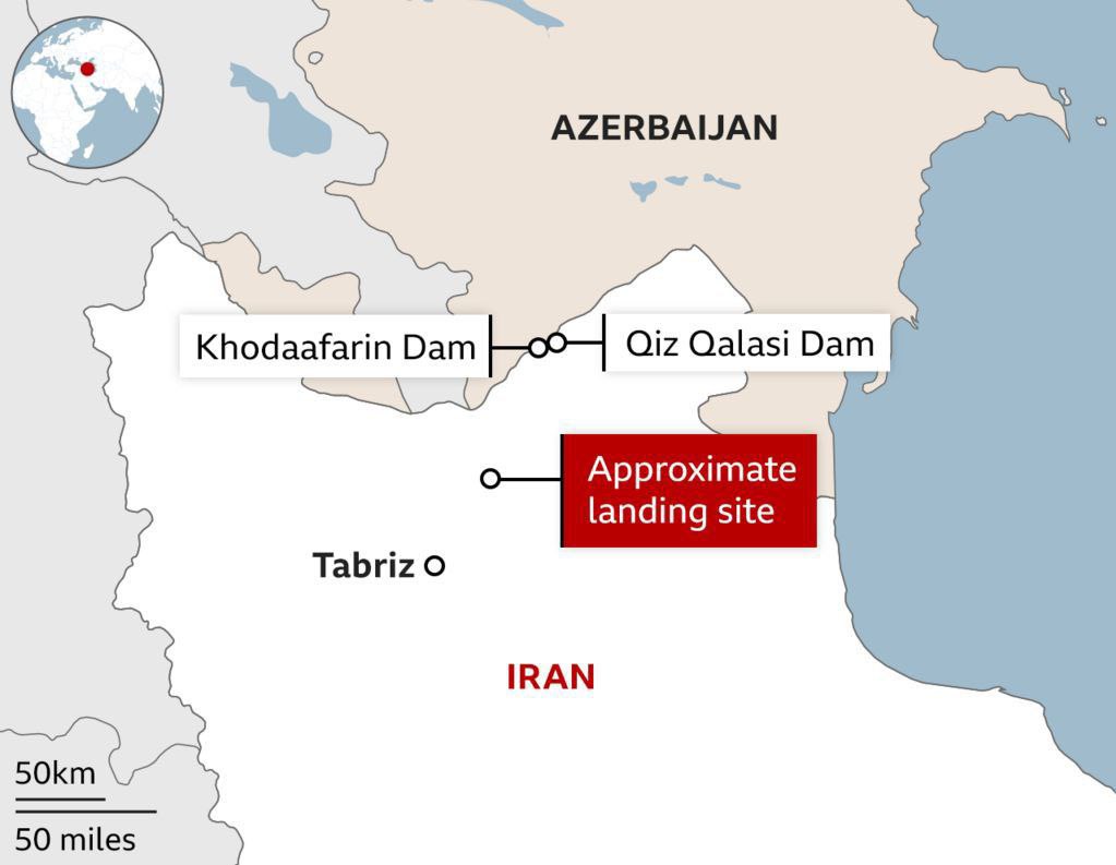 🇮🇷 | The exact location of the #helicopter crash has been identified, and a signal has been received, according to the commander of #Iran's East Azerbaijan province.
