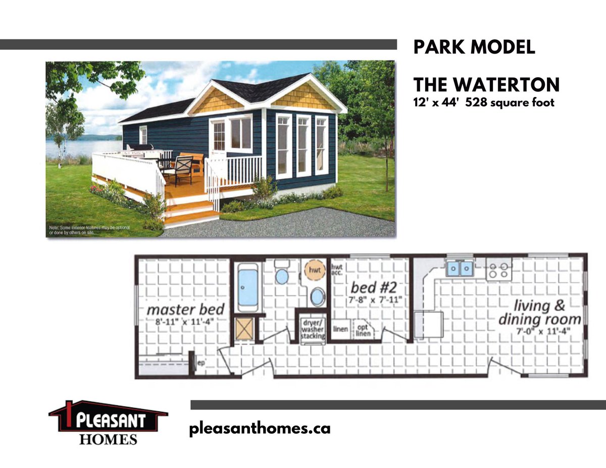 This is the Waterton, just one of the stunning new park models that we have to offer. Act now and we still have time to get you all set up to enjoy the summer at the lake in your beautiful new retreat.#ParkModel #AlbertaCottage #AlbertaCabin #LakeLife