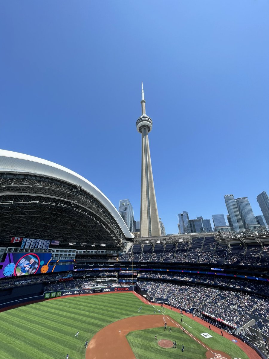 Picture perfect game day weather! @BlueJays