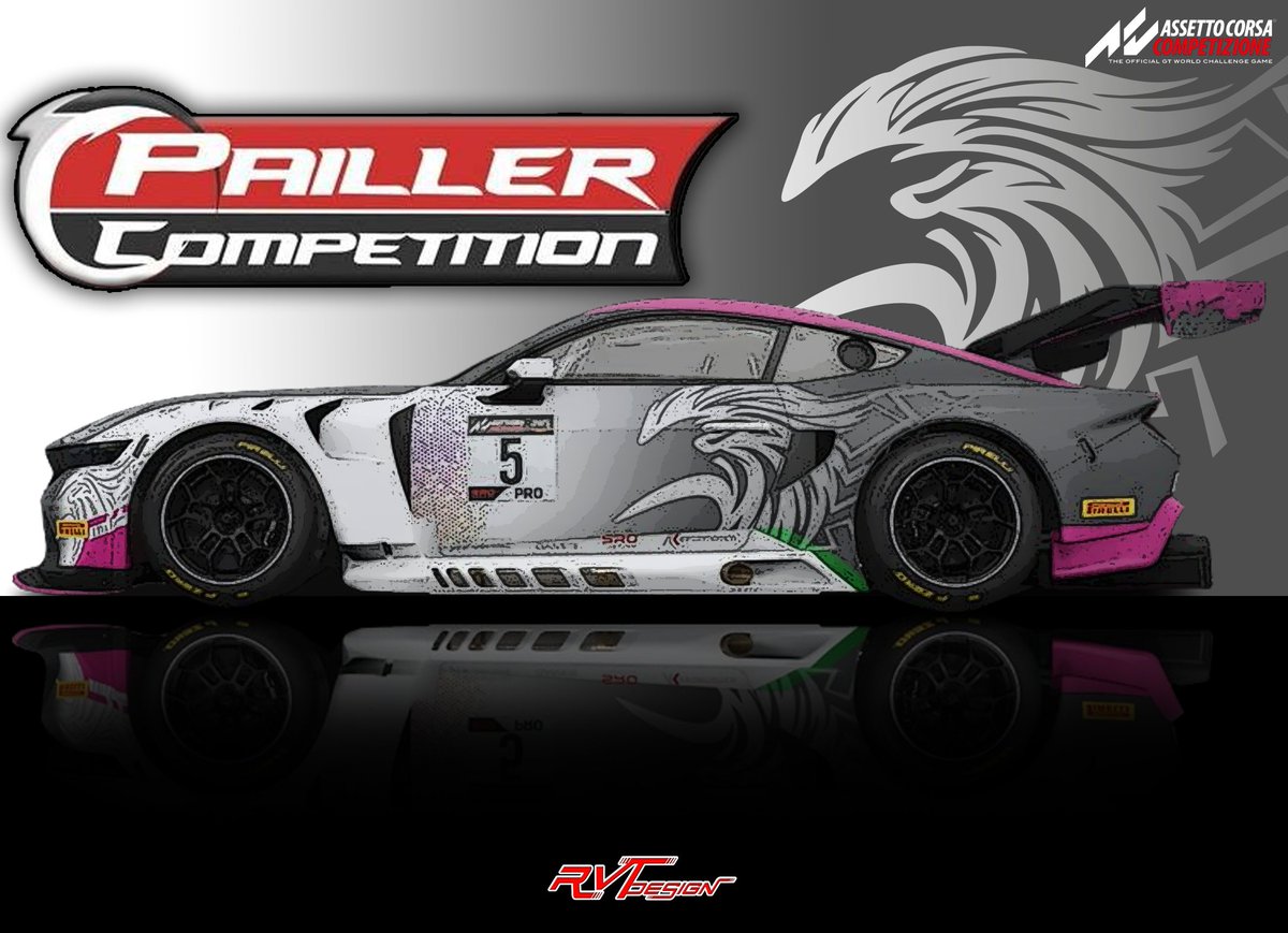 RVTDesign's tweet photo. Ford mustang GT3 pour la pailler compétition E-Sport https://t.co/O1U1Sfi9OD