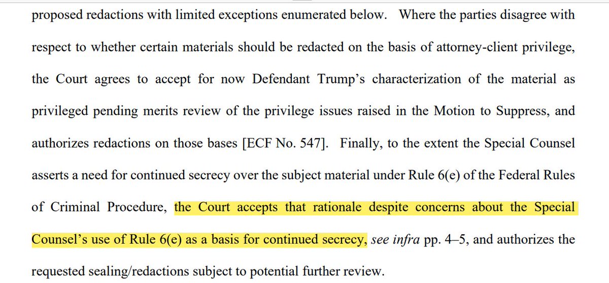 Cannon knocks Smith for using 6e rule related to disclosure of grand jury materials to keep other evidence under wraps