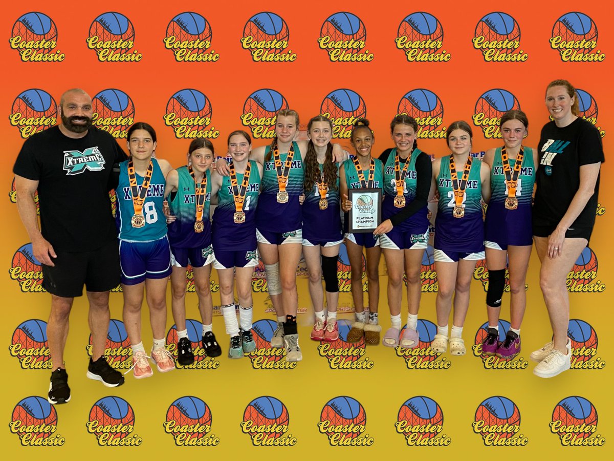 Coaster Classic, 6th-grade girls platinum division champs, Ohio Xtreme! @OhioXtreme