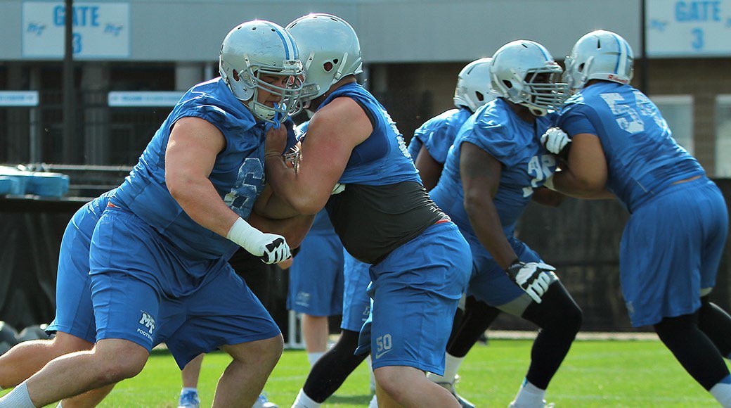 #AGTG After a great talk with @bigk73 I am blessed to receive (an) offer from Middle Tennessee State University @Hood_Coaching @LeedsFTBL @MohrRecruiting @HallTechSports1