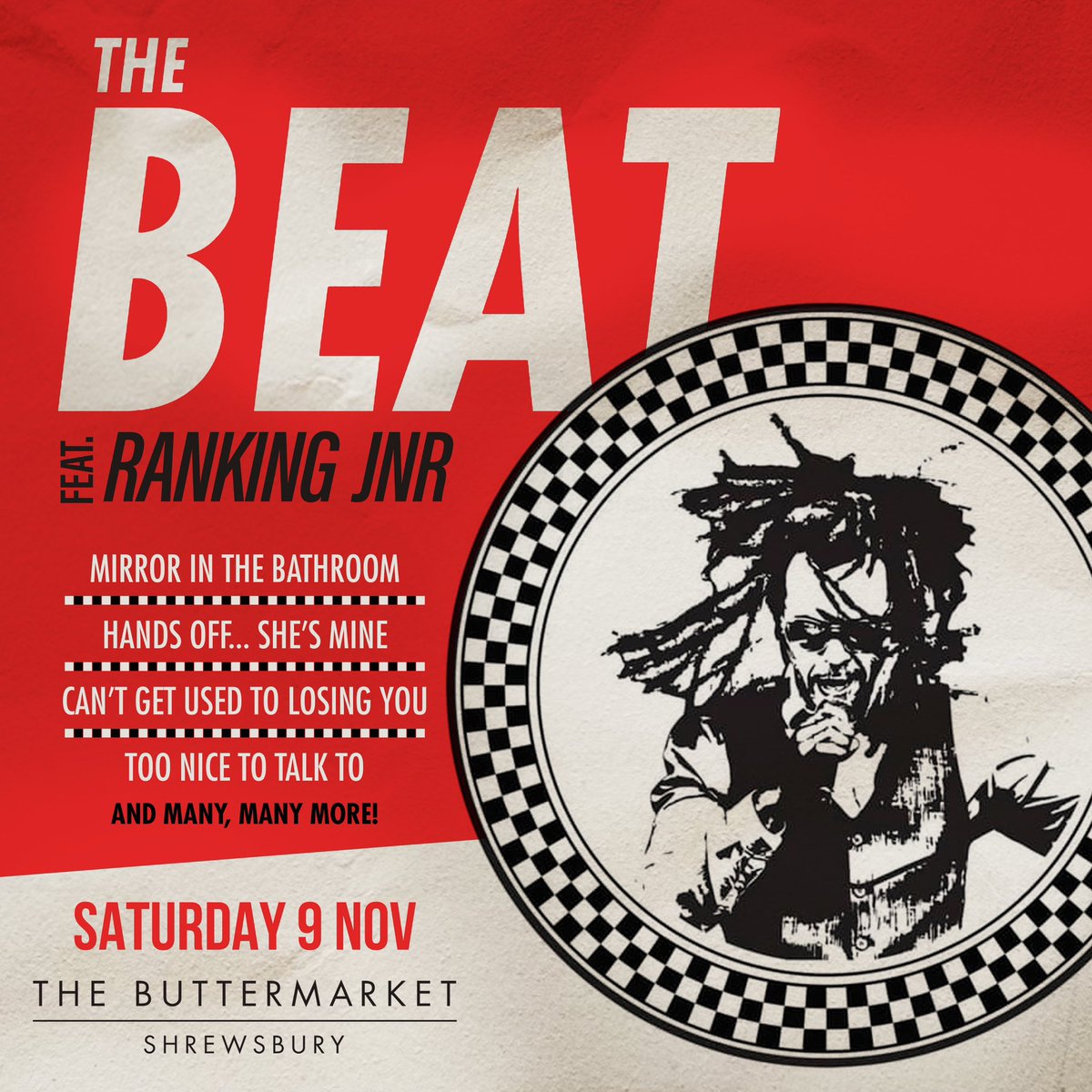 Saturday 9th November - The Buttetmarket, Shrewsbury. 🎟️: fatsoma.com/e/qm6cp11s/la/…
