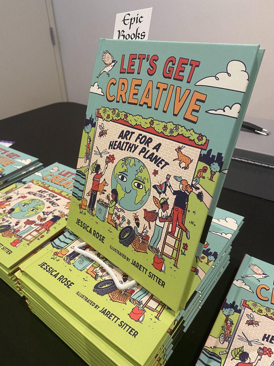 Huge congrats to @NotMyTypewriter on the launch of her book LET’S GET CREATIVE: Art for a Healthy Planet!! 🎨🎨📖🌎🌎  #hamont #kidlit