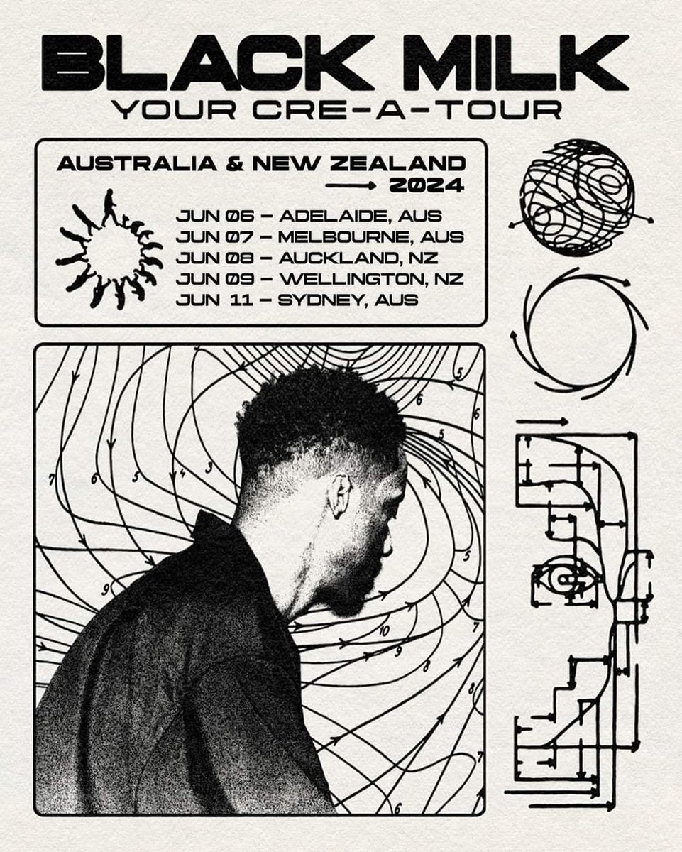 My friends at @madcapnz are bringing @black_milk back to Wellington and Auckland. Act right. madcapmusic.co.nz/blackmilk