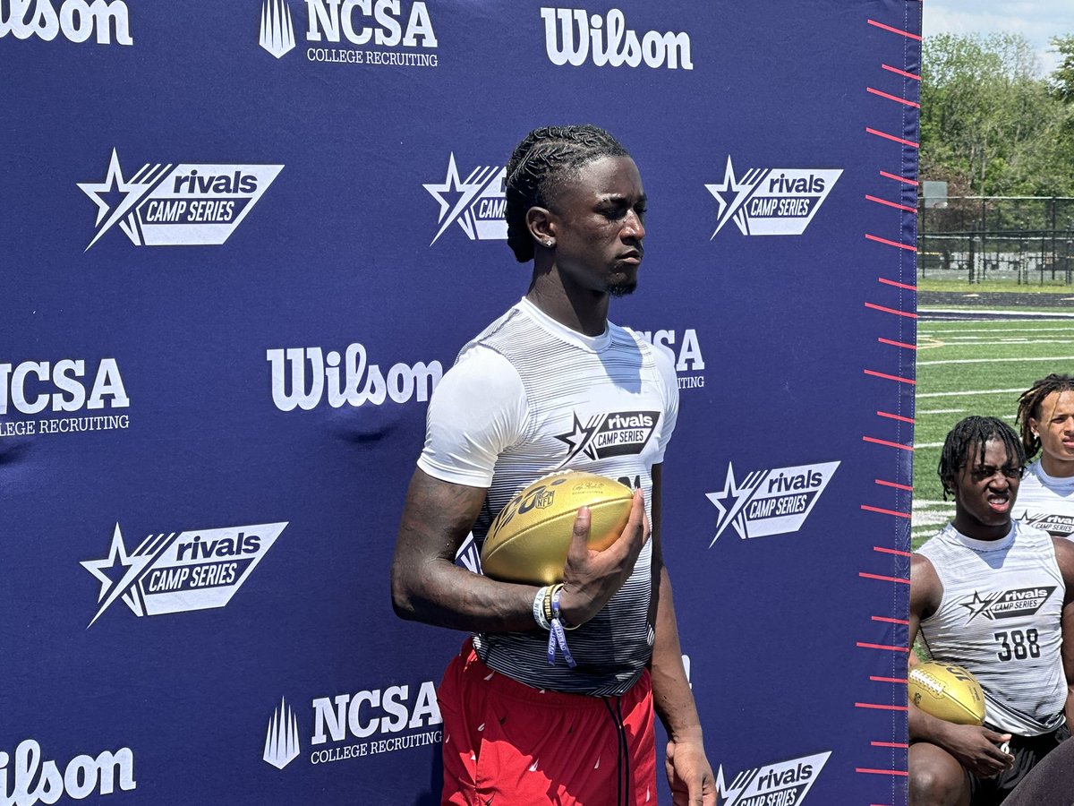 2025 #Purdue target Lebron Hill gets a gold ball at the Indianapolis @RivalsCamp