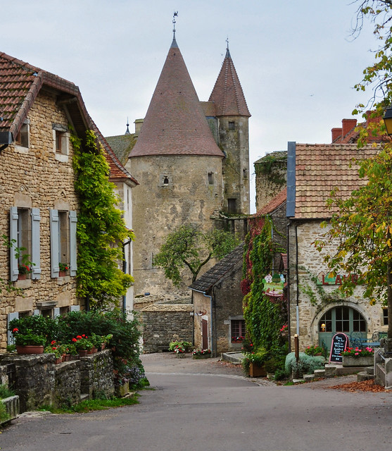 Châteauneuf-en-Auxois, Burgundy in France