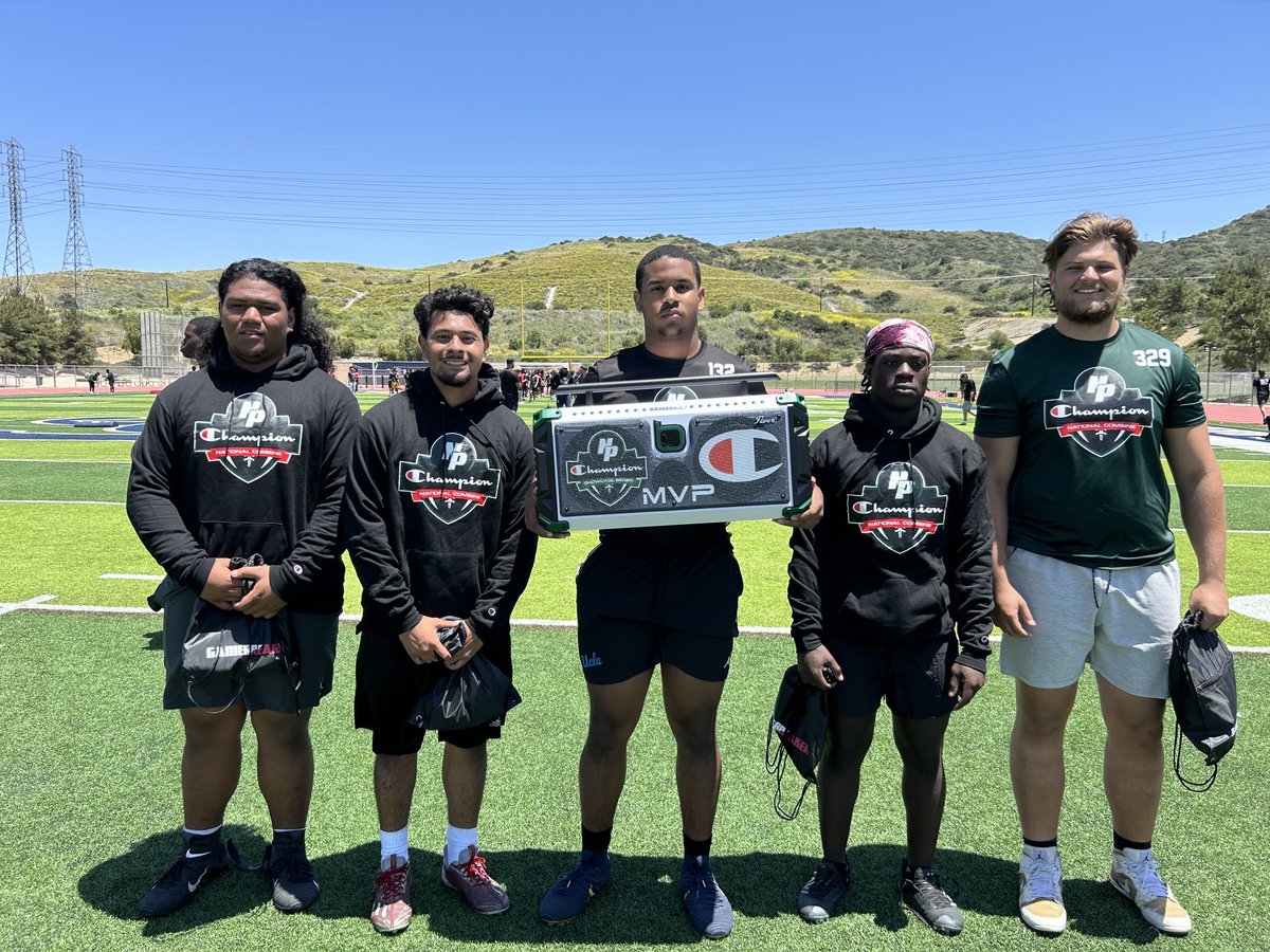 National Prep MVPs, Summit DL George Toia, Orange LU LB Christian-Wallace Filemu, Overall Richard Wesley, Granite Hills RB Maxwell Turner and Frontier OL Grayson Lee