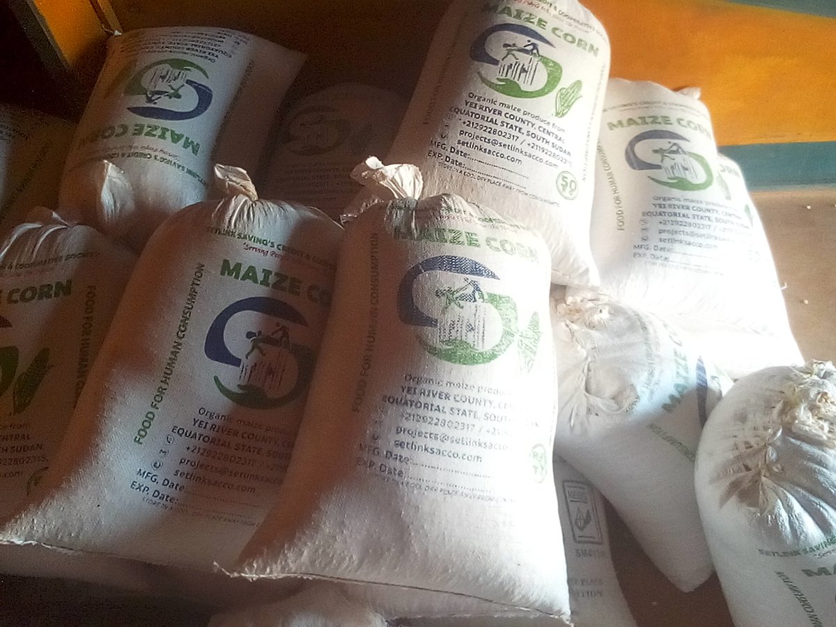 SetlinkFinance's tweet image. Our Maize Grains available in store at YEI from our members surplus got acquired by the government of YEI River County as supply of emergency food response to the returnees in Cenema. 

We are feeding the NATION.

Visit SETLINK SACCO office in YEI.