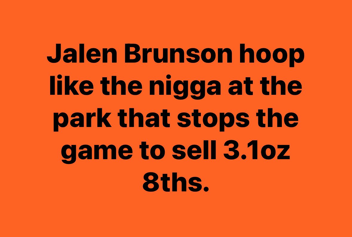 If you’ve played street ball in your city you know what I’m talking about. We all tolerate that one nigga at the park that does this because he can hoop, and he’s always heated up.