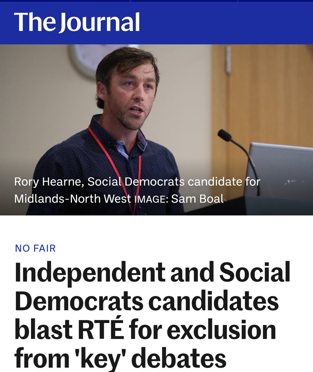 Independent and Social Democrats candidates blast RTÉ for exclusion from 'key' debates Social Democrats leader Holly Cairns says “something is seriously wrong” with the national broadcaster if it’s not platforming her party’s candidates. “Here is RTÉ, the public sector