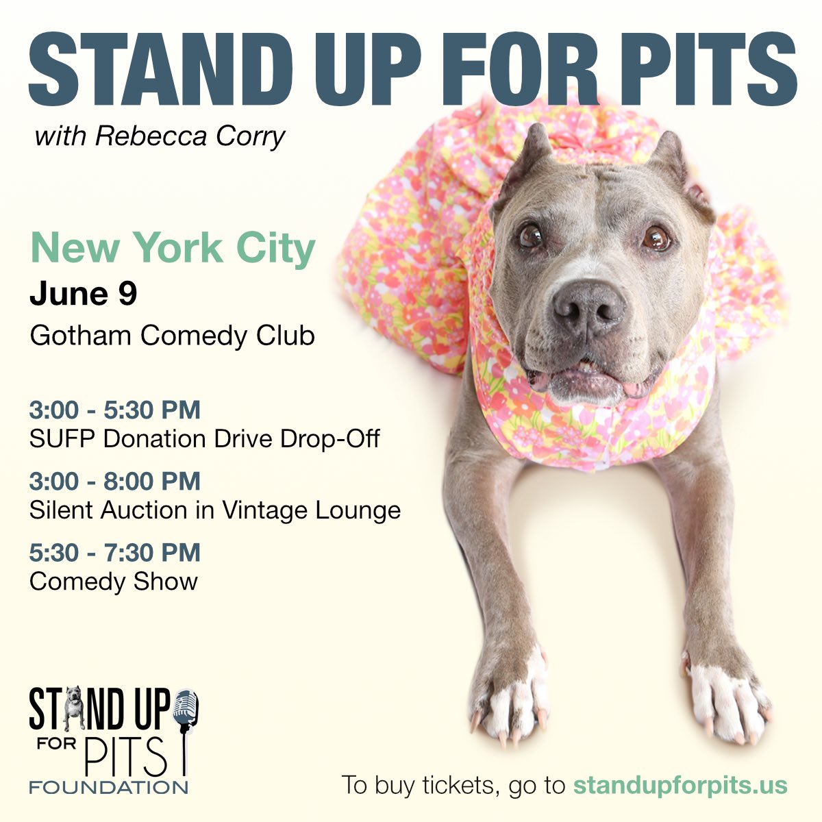 The time to get tickets to Stand Up For Pits NEW YORK is NOW!!!! PLEASE RT! 🎟️showclix.com/event/stand-up… #standupforpits #angelforever #newyork #sufptour2024