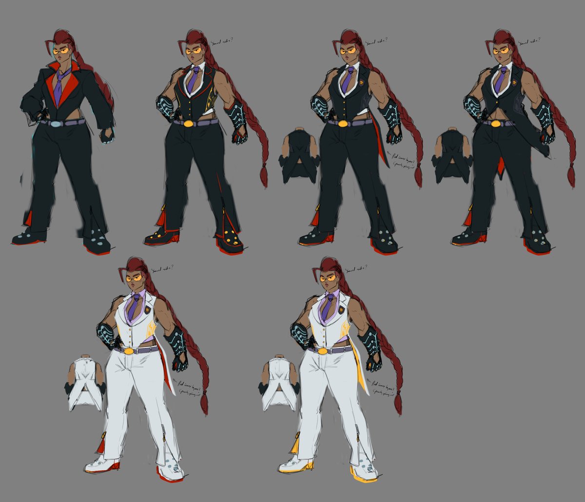 i just realized i never posted this here but i was messing around with a C. Viper design a few months back.

not too much just some brainstormin

#StreetFighter
