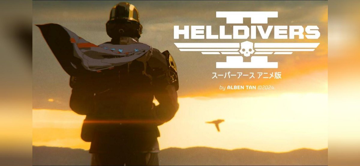 Fan-art: Helldivers 2 - Anime Intro blendernation.com/2024/05/19/fan… #blender #blender3d #b3d