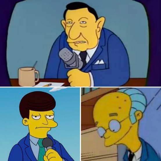 Los tres amigos versión Simpson @adevaldes @pepesegarra @EnriqueBurak