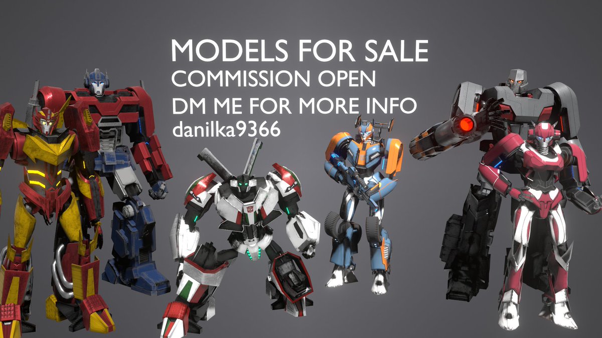 Models for sale and commission open guys! If u r interested dm me danilka9366 (Discord)