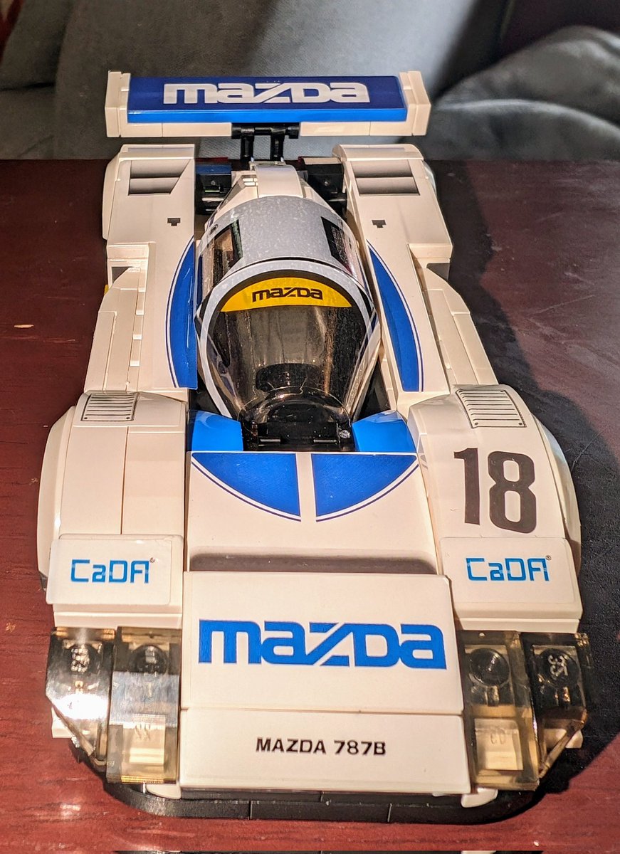 If you're a big fan of the #Lego #SpeedChampion series like me, you might want to give #CaDa blocks a shot. Their Mazda 787B looks pretty awesome. 😎