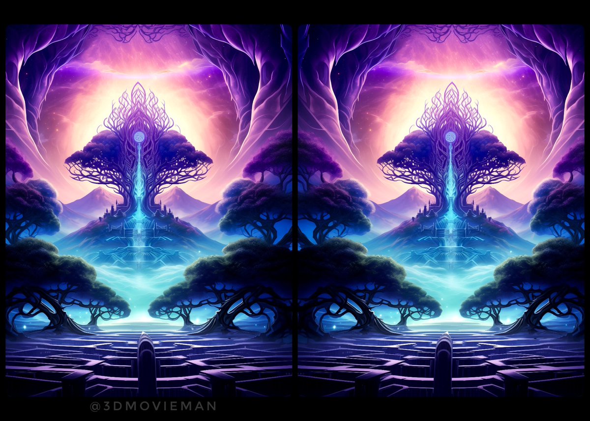 “Tree of Life” #stereoscopic #midjourneyart #stereoscopy #AIart #AIArtGallery #AIArtCommunity #synthography #3dartwork