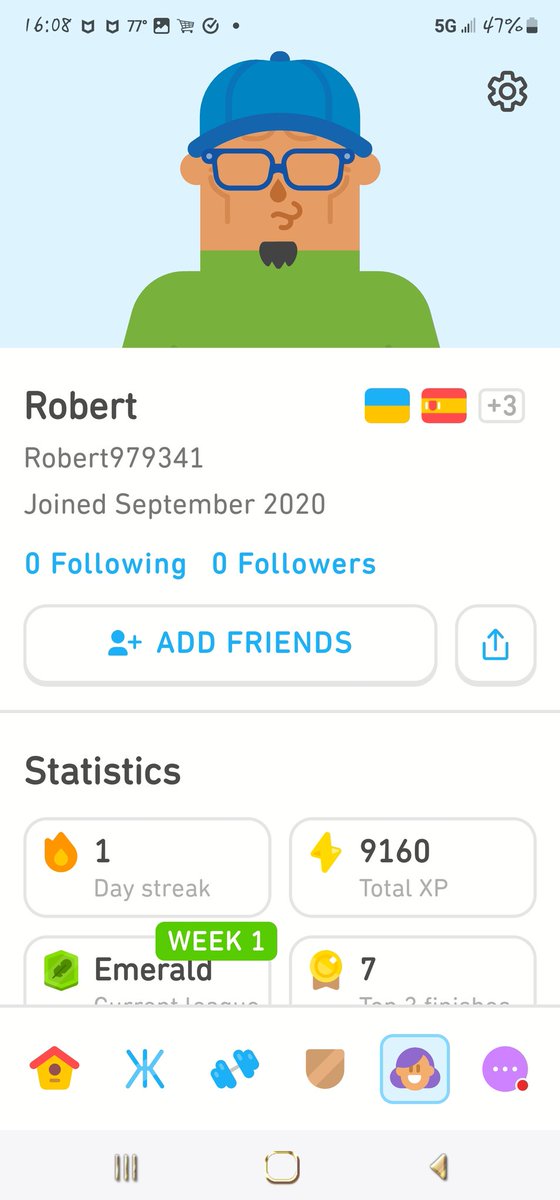 rcampagna63's tweet image. #duolingo #languagelearningapps
I enjoy learning and find satity and fulfillment in learning through the Duolingo language learning process. Diligence is the key to learning. Over time, it is amazing how fufilling a feeling; as amateur mastery of language pods are reached and…