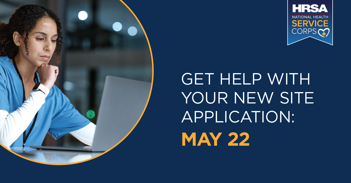 🩺 Health center administrators! Are you applying for NHSC approval for your facility?

Tune in to our webinar this Wednesday, May 22, from 1-2:30 p.m. ET on Zoom to learn more and get support: bit.ly/3K2piKk #HealthCenters